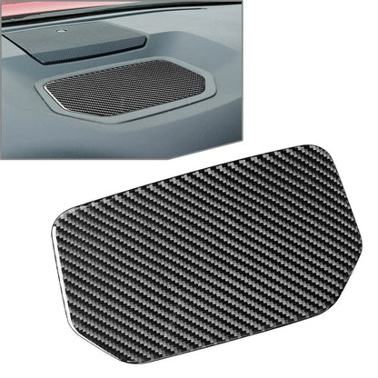 Carbon Fiber Dashboard Storage Box Cover Trim for Toyota Tundra (2014–2021)