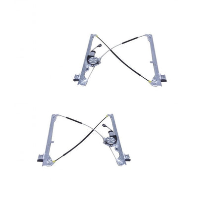Power Window Regulator and Motor Assembly Pair for GMC Yukon XL 1500 (2000–2014) - MLX-PAIR-SHE671-910AL-CL360A81, GM1350110