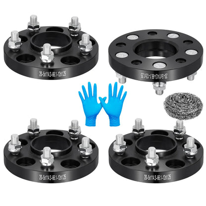 20mm Hub Centric Wheel Spacers for Infiniti G35 (2003–2008) M12x1.25 (4)