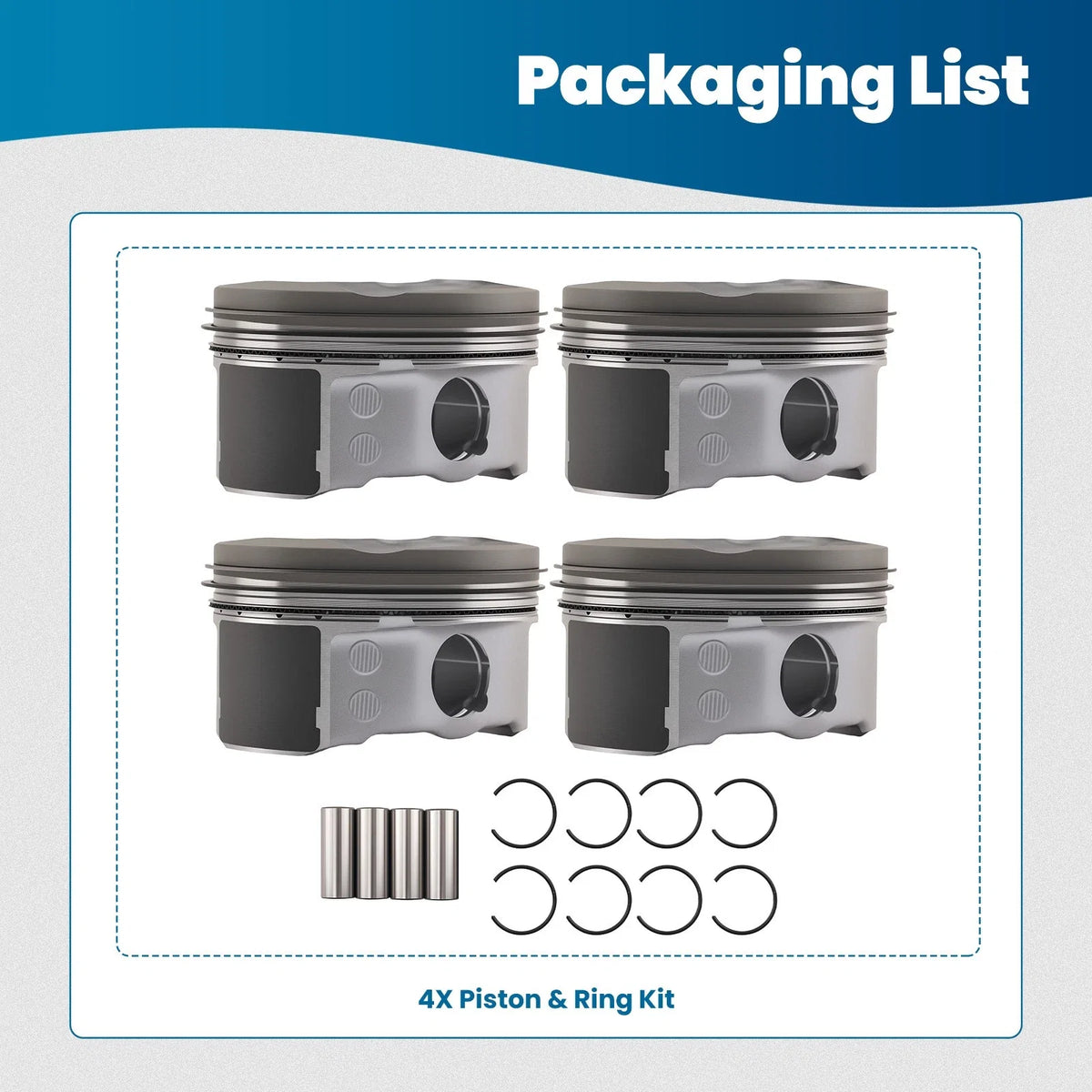 Pistons & Rings Set for Toyota Camry RAV4 Scion tC Lexus 2.4 (2007–2013)