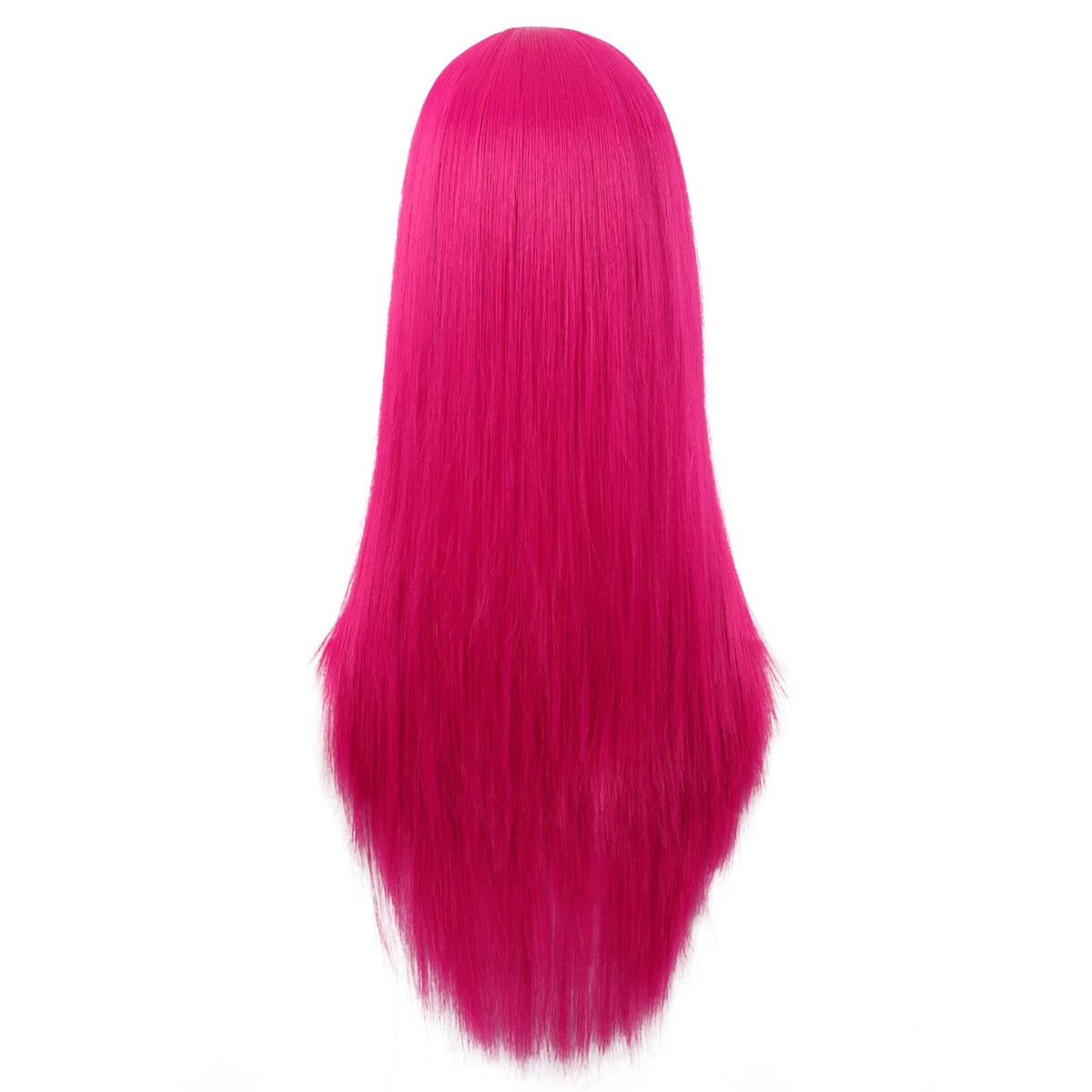 28 Inch Hot Pink Long Straight Hair Extension for Women