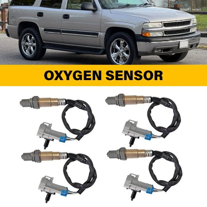 Set of 4 Oxygen Sensors for Chevrolet Silverado 1500 GMC Yukon (2003–2005)
