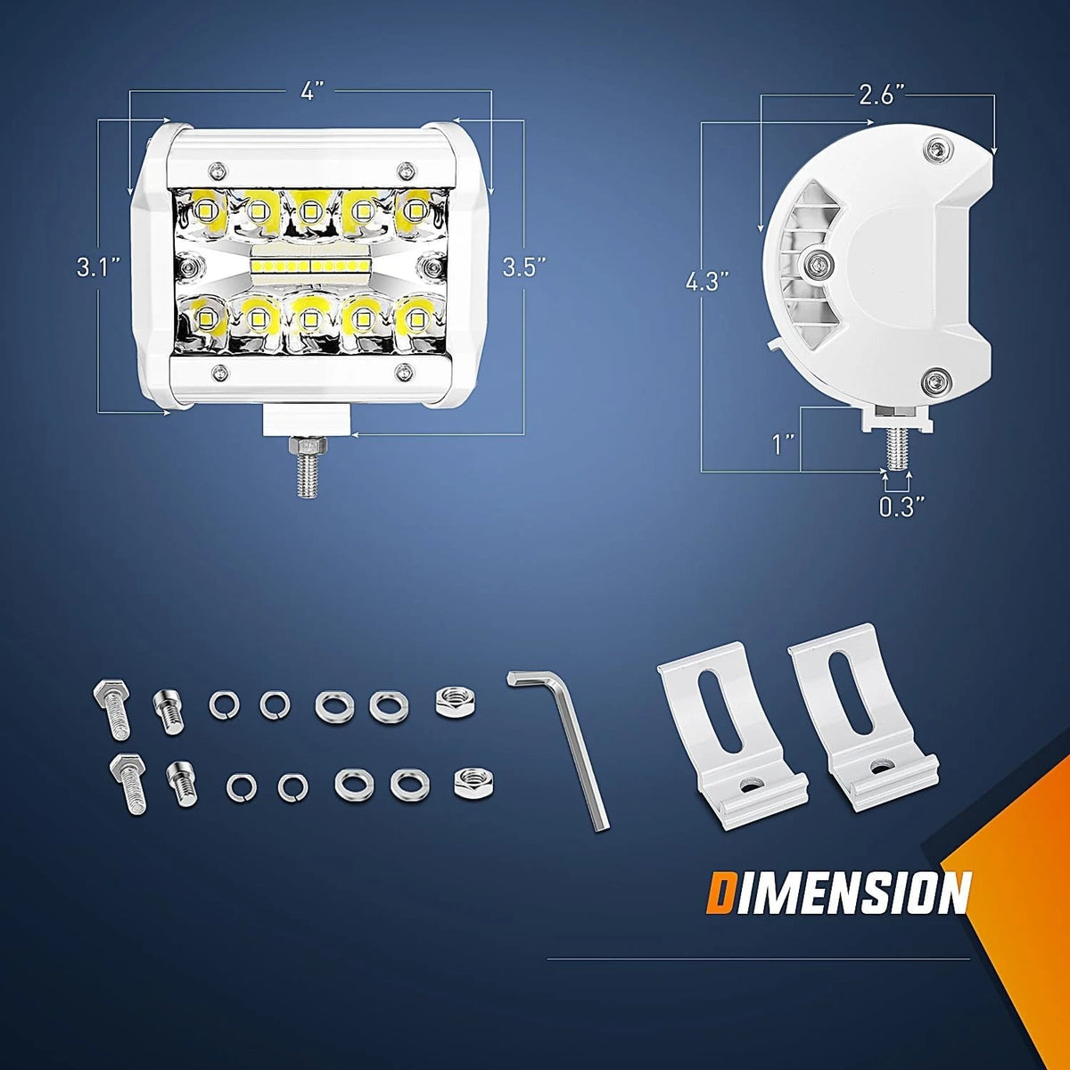 2X Marine LED Light Pods for Navigation Lights (Details In Description)