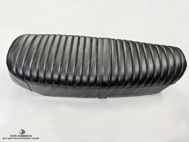 Double Seat Faux Leather Cover & Hard Foam Base for Yamaha RD350