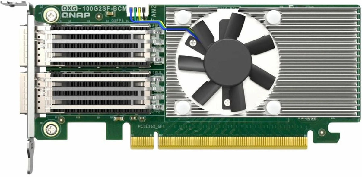 QNAP QXG-100G2SF-BCM Dual-port 100 GbE for QNAP Systems
