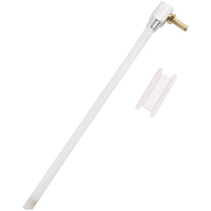 Fuel Extraction Tube for Boat (12 Inch, Brass, Filtered, Threaded Ends)