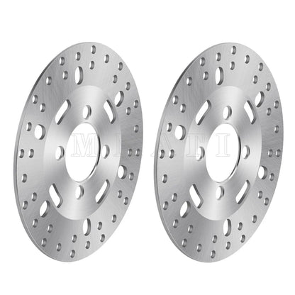 2X Front Brake Disc Rotors for Yamaha Wolverine 350, Kodiak 400, Grizzly 400