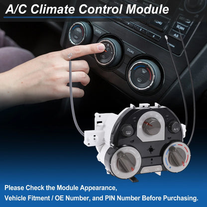 A/C Climate Heater Control Panel Plate for Nissan Versa (2012–2013) No. 27510lHM5A