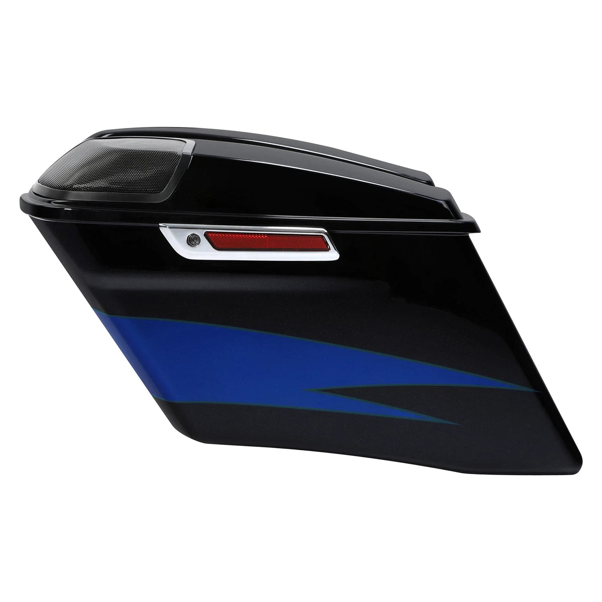Saddlebags Speaker Lids for Harley CVO Road Glide (2018) - Candy Cobalt/Indigo Ink
