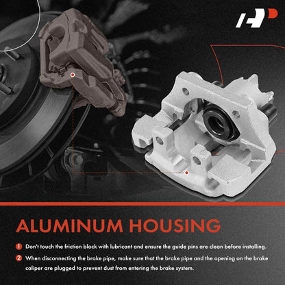 Pair Rear Disc Brake Calipers for BMW 525i 525xi 528i 535xi (2001–2007)