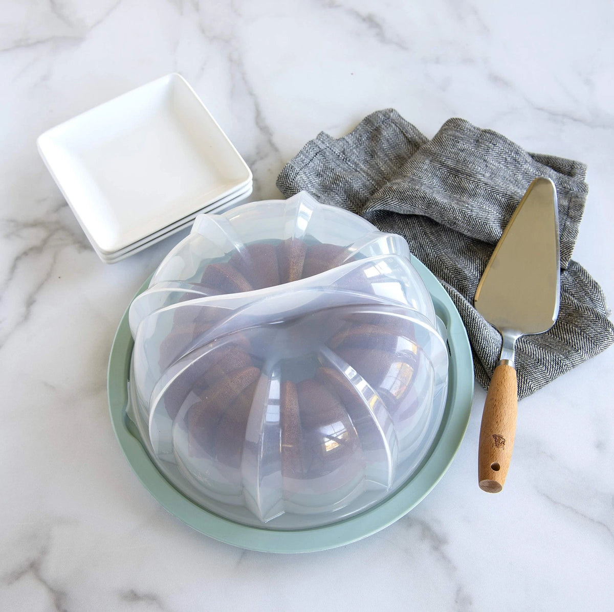 Translucent Bundt Cake Pan for Nordic Ware (10.7 x 6.1 in)
