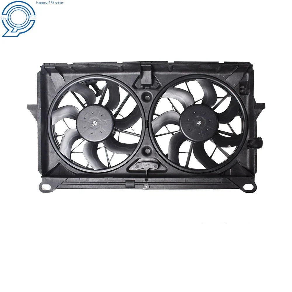 Radiator Condenser Cooling Fan for Silverado Yukon Sierra 5.3L 6.0L 6.2L 4.8L