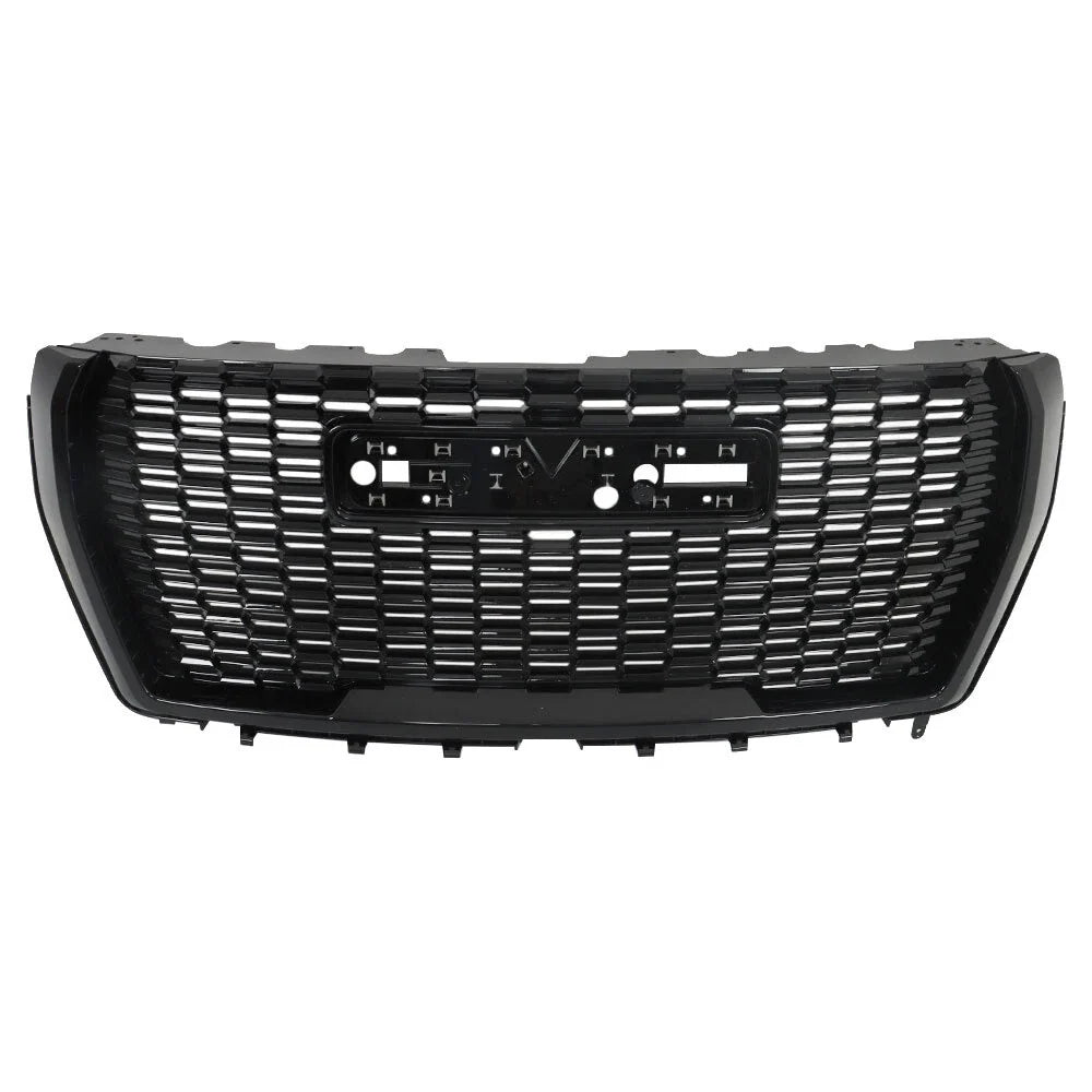 Front Upper Grille Hood Molding for Yukon / Yukon XL (2021–2023) Gloss Black