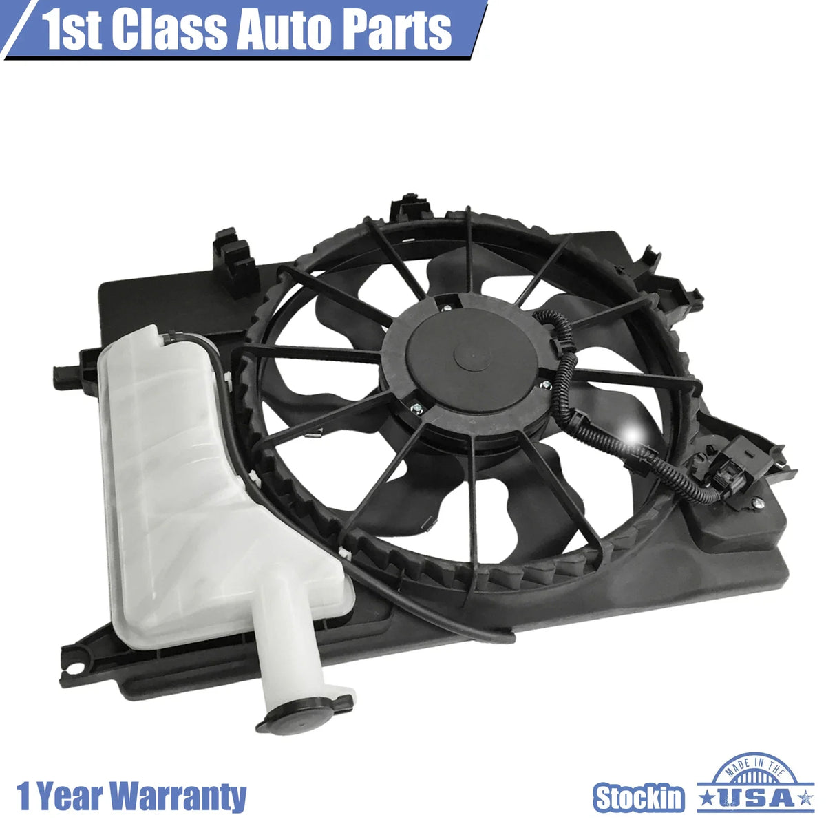 Radiator Cooling Fan Assembly for Hyundai Elantra (2011–2015) Kia Forte (2014) 621-528