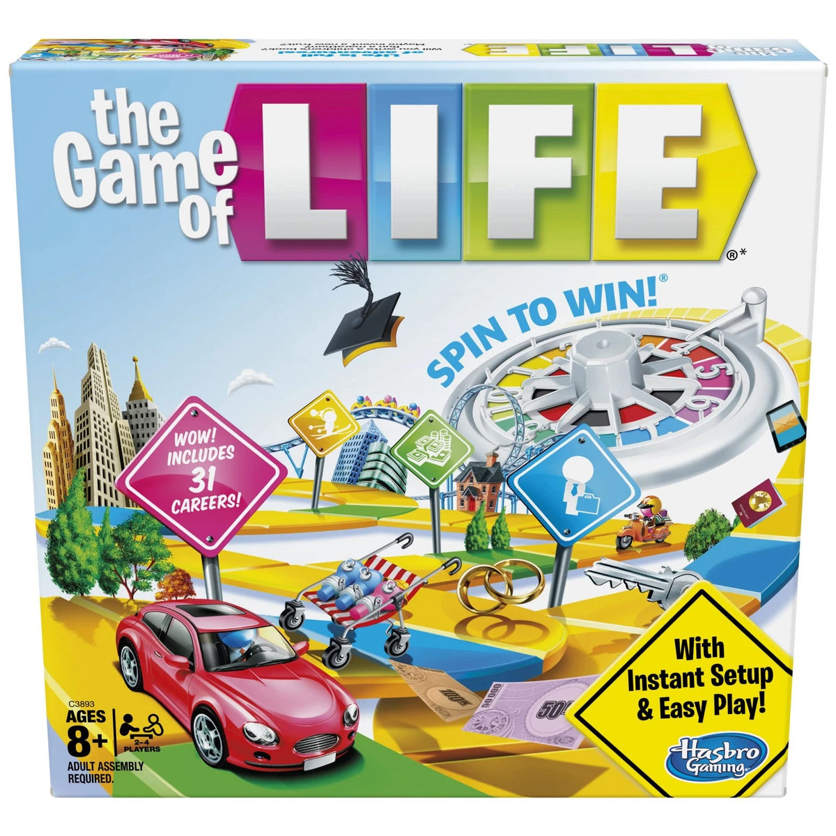 Game of Life Board Game for Hasbro Gaming (Original Version)