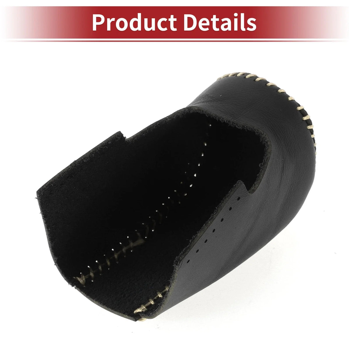 1 Pc Gear Shift Knob Cover for Honda HR-V (2023–2024) Black Beige Faux Leather