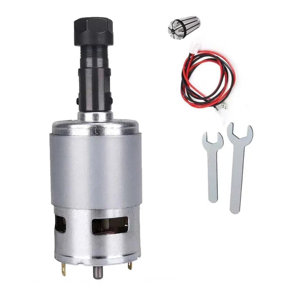 CNC 775 Spindle Motor 80W 12V 24V 20000RPM ER11 5mm Chuck for 3018 1610