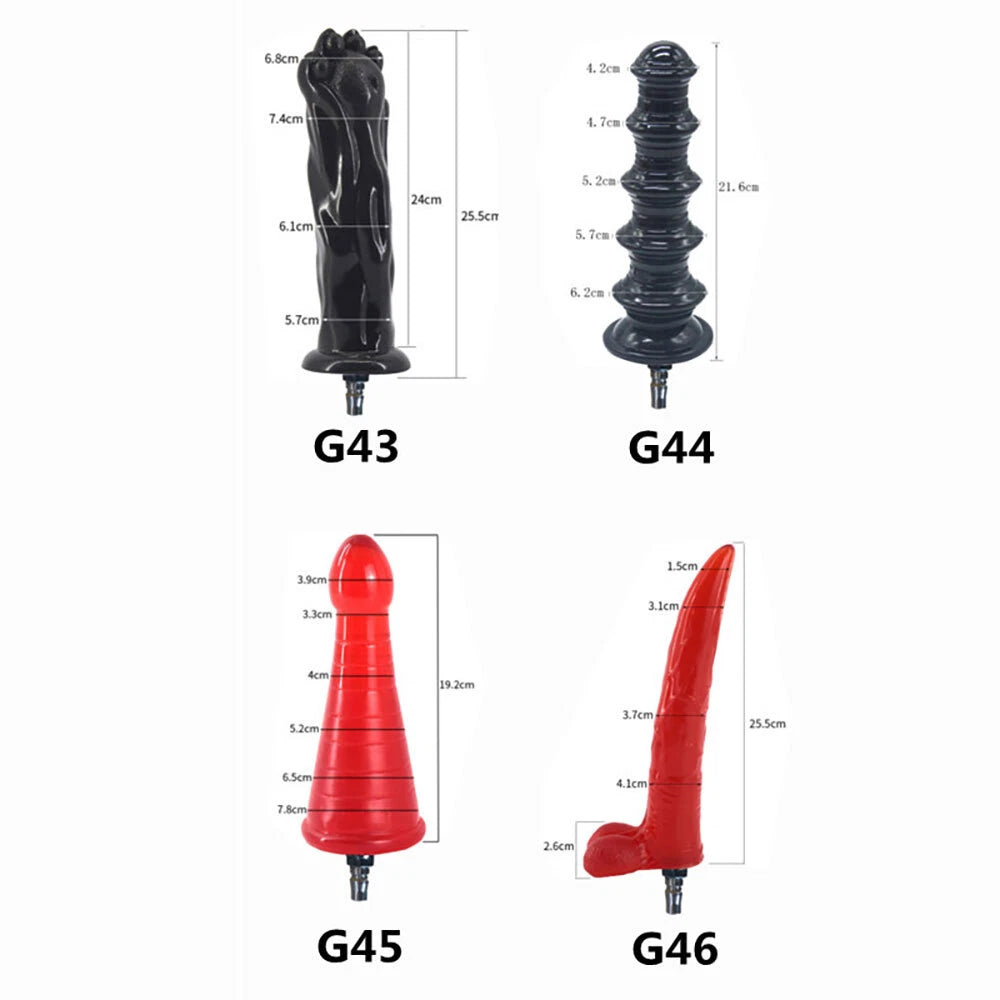 1X Silicone Penis Attachment for 3XLR / Vac-u-Lock Dildo