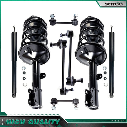 Strut Assembly Shock Absorber Set of 4 for Toyota RAV4 AWD (2001–2005)