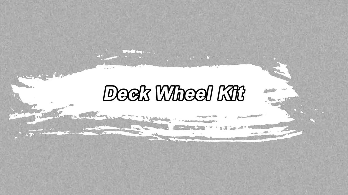 4X Deck Wheel Kit for John Deere (#AM133602, #M111489, #M84690)