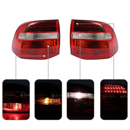 Set of 2 Rear LED Tail Lights for Porsche Cayenne (2007–2010) 95563148800, 95563148801