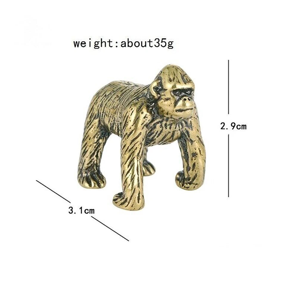 Miniature Monkey Gorilla Statue Tea Pet Figure Craft Toy
