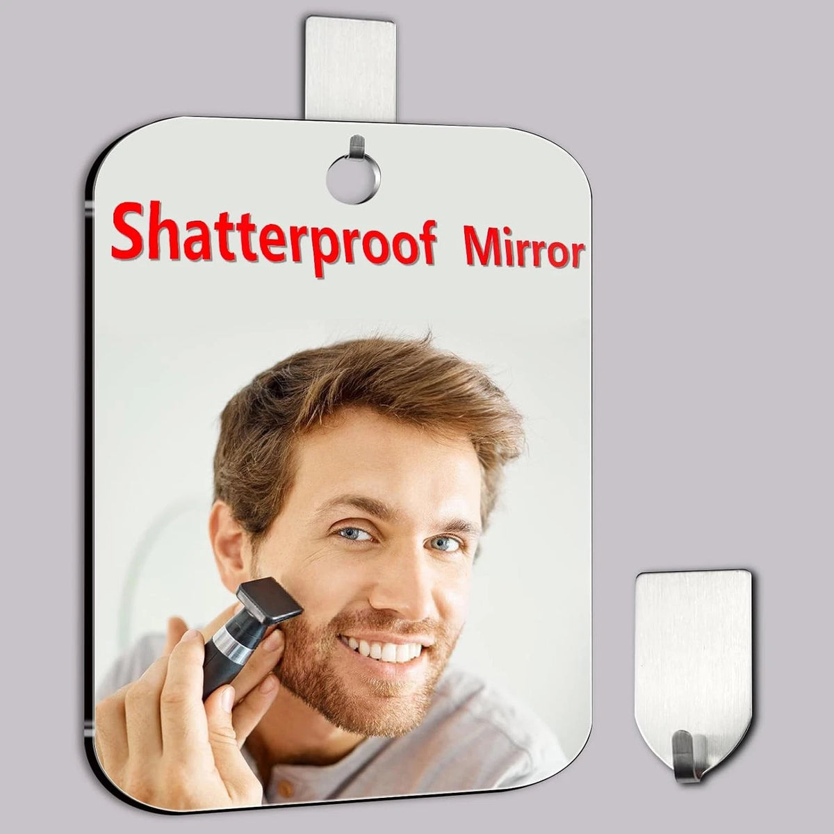 Fogless Shower Mirror for Shaving, Medium 8 x 6 Inch
