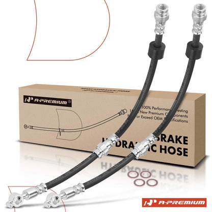 2X Front Brake Hydraulic Hoses for Mazda Protege (1999–2003) 2204020