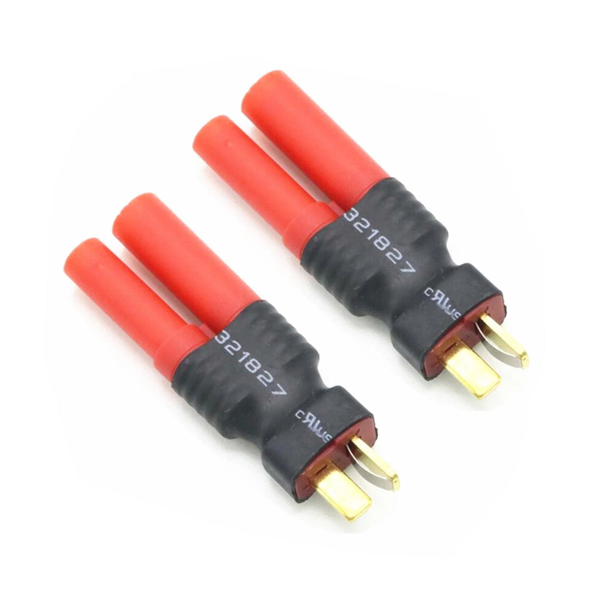2Pcs T Male/Female to HXT4.0 Adapter Connector for Drone/Car/Boat