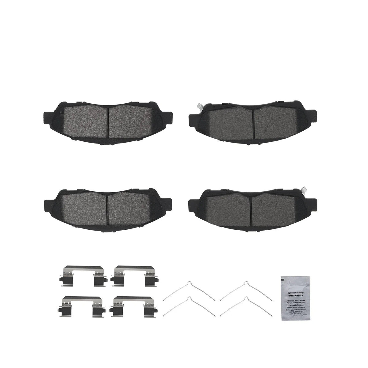 Front Brake Pads Kit D1896 for GMC Acadia/Cadillac XT5 XT6/Chevy Blazer Traverse