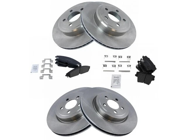 Brake Pad and Rotor Kit for Chrysler 300 (2005–2020, 2023) 56244YPZD