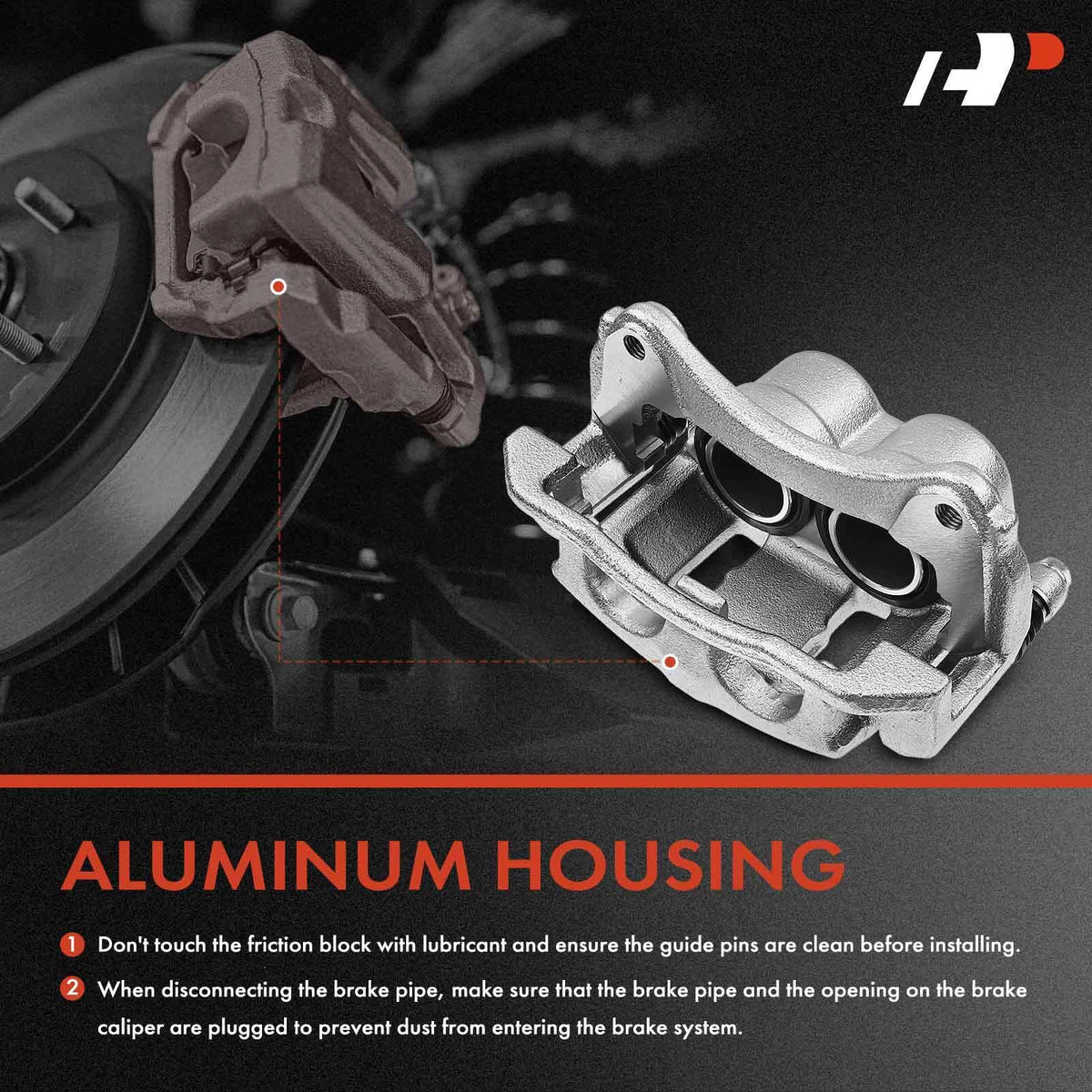 A-Premium Pair Front Brake Caliper & Pads for Ford Edge Lincoln MKX (2007–2010) - 7T4Z2B120C, 7T4Z2B120E, 7T4Z2B292A, 7T4Z2B293A