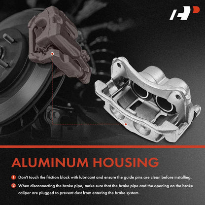 A-Premium Pair Front Brake Caliper & Pads for Ford Edge Lincoln MKX (2007–2010) - 7T4Z2B120C, 7T4Z2B120E, 7T4Z2B292A, 7T4Z2B293A