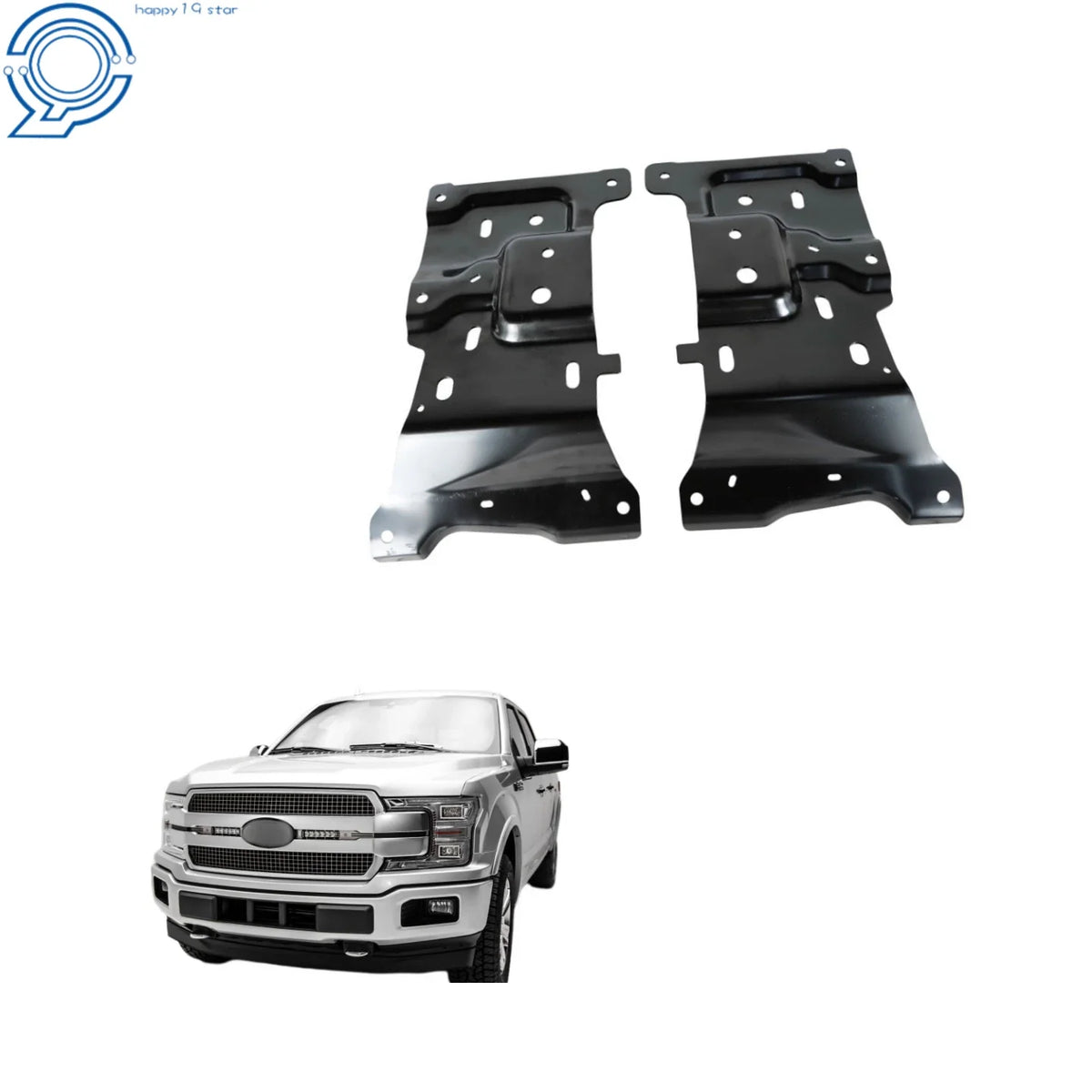 Set of 2 Bumper Mounting Brackets for Ford F-150 (2018–2020)