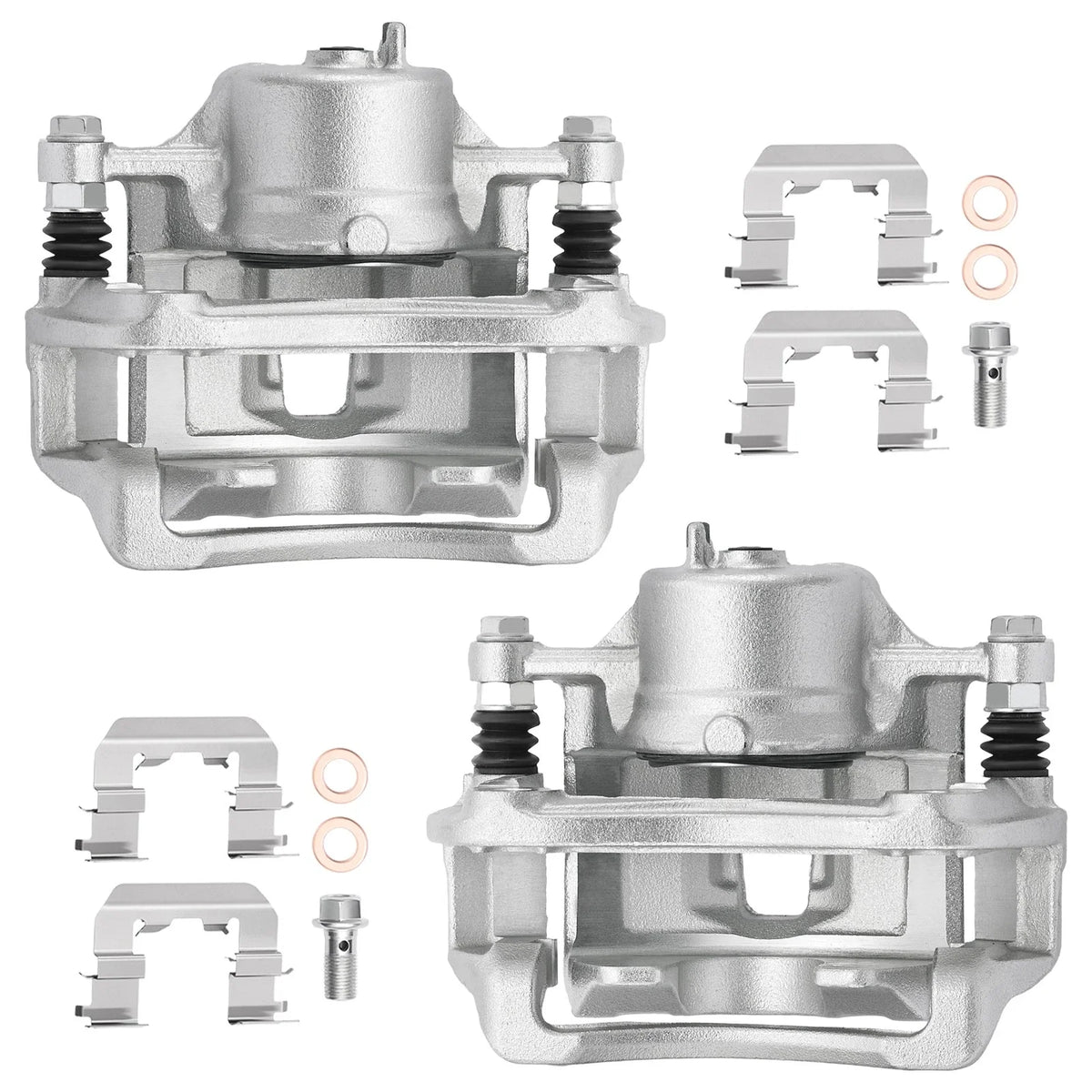 Front Brake Calipers with Bracket for Hyundai Elantra (2011–2016) and Coupe (2013–2014)