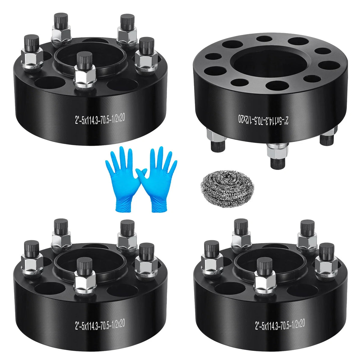 2" Hubcentric 5x4.5 Wheel Spacers for 1967–1967 Ford Falcon (1/2x20)